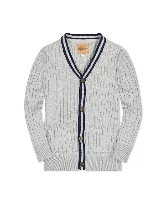 Organic Long Sleeve Cable Knit Cardigan Sweater (EUC 3T)