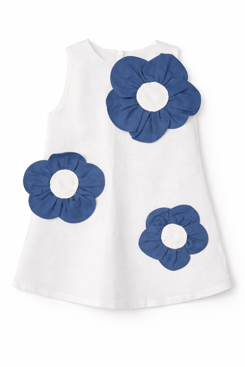 Autori Capresi Linen Dresses (Sizes: 6-9-12M) EUC