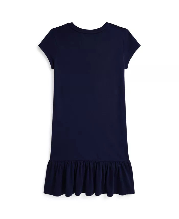Polo Bear Cotton Jersey Dress & Bloomer (NWT 18M)
