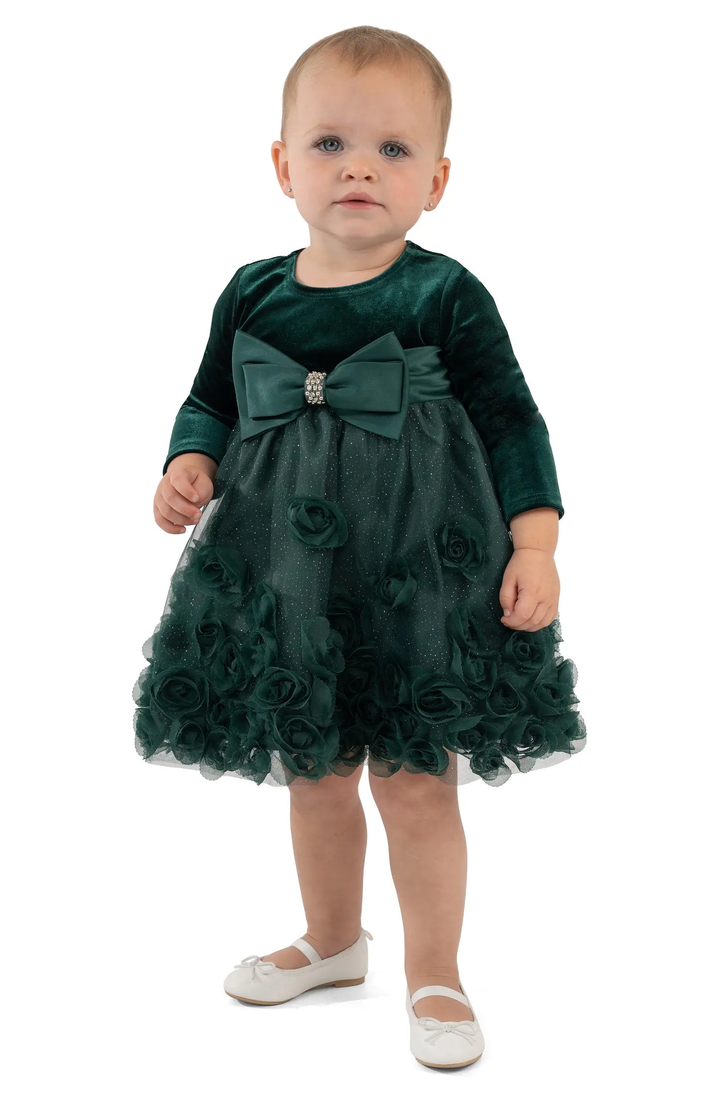 Velvet & Soutache Party Dress (Size 18M)