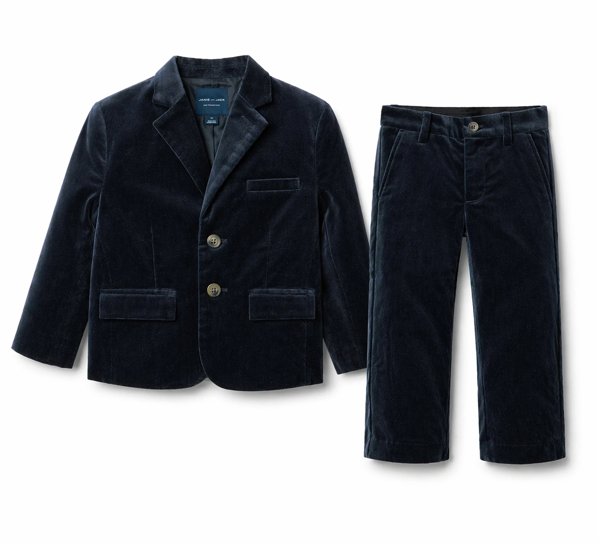 Janie and Jack Velvet Blazer & Pant (Size 3T) EUC