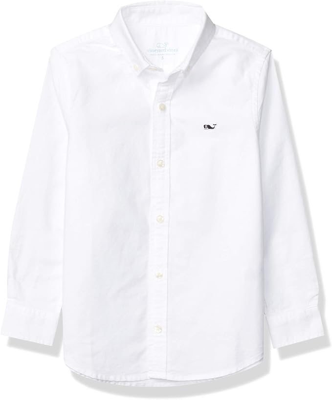 Vineyard Vines Boys' Oxford Long Sleeve Whale Shirt (Size: 3T) NWT