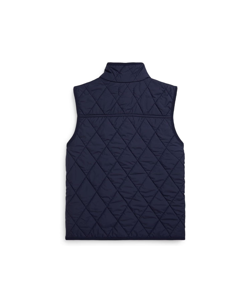 Big Boys Quilted Fleece-Lined Vest (EUC 3T)