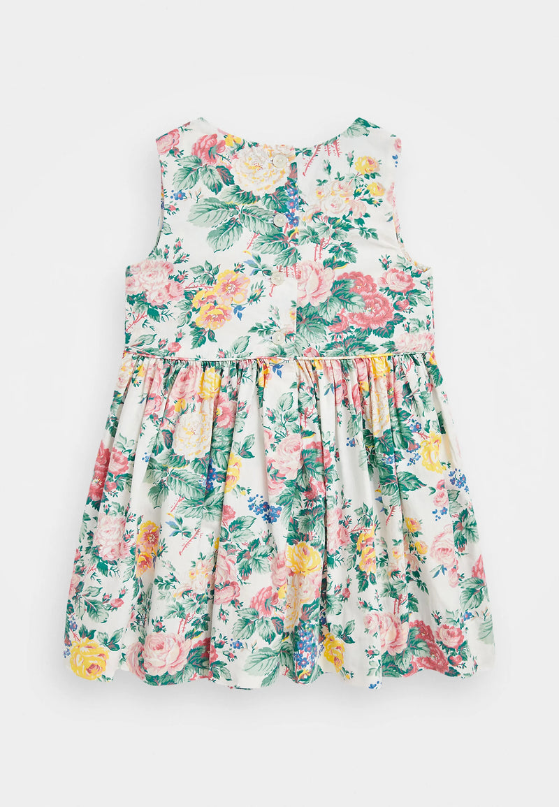 Polo Floral Cotton Dress & Bloomer (EUC 18M)