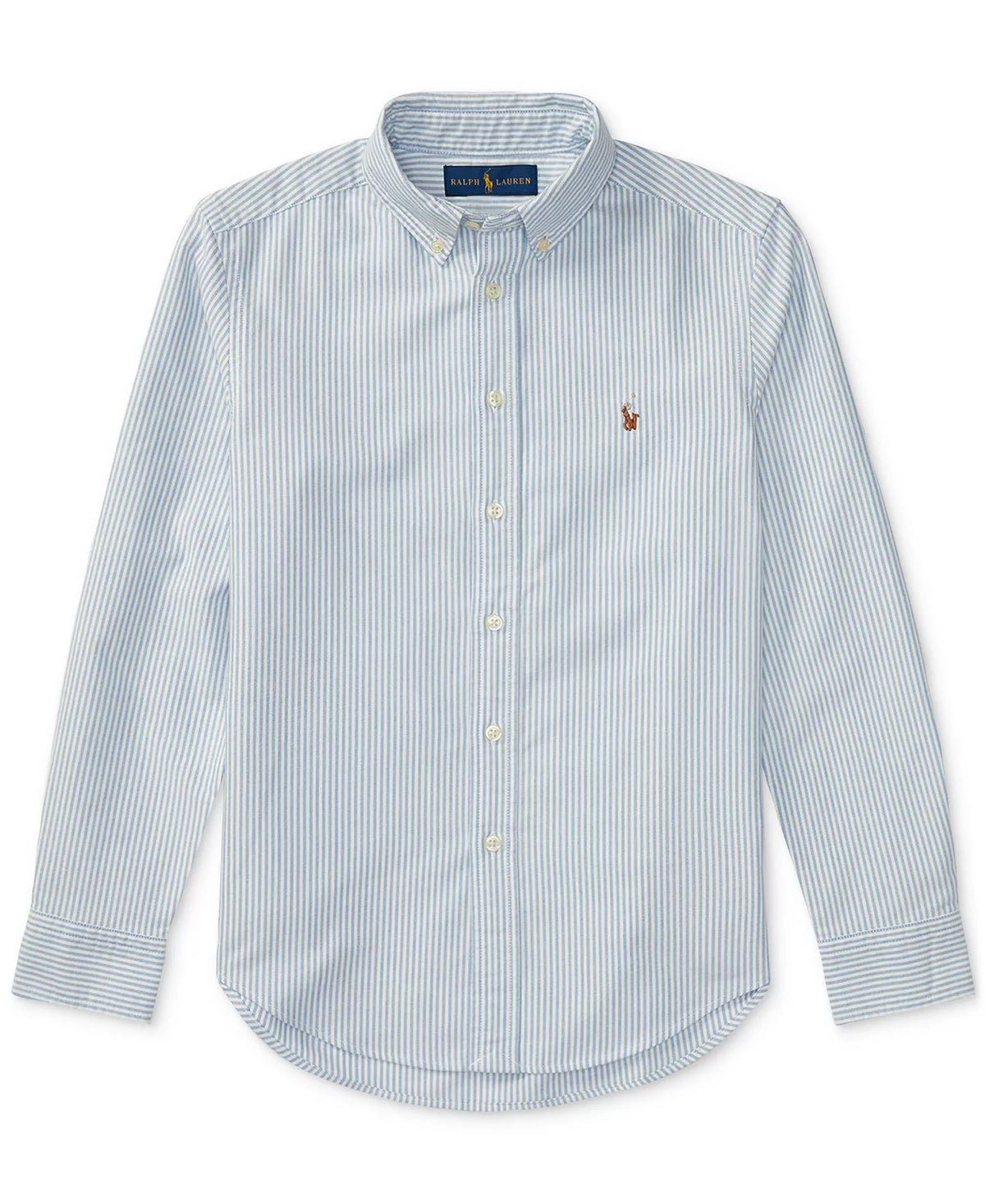 Boys' Embroidered Pony Logo Cotton Oxford Shirt (EUC 3T)