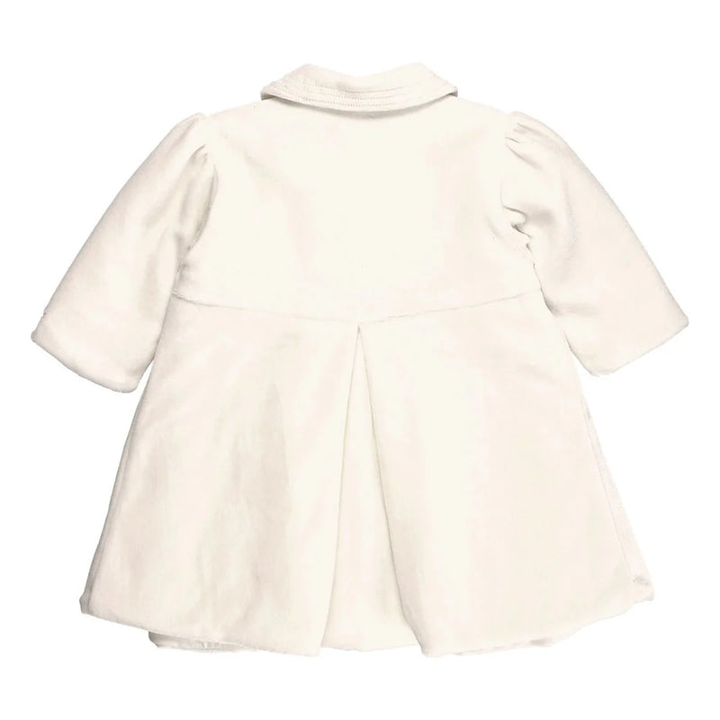 Rosanna Ivory Velour Girls Coat (EUC 18M)