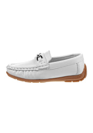Toddler Boys White Loafers (Size 7 EUC)