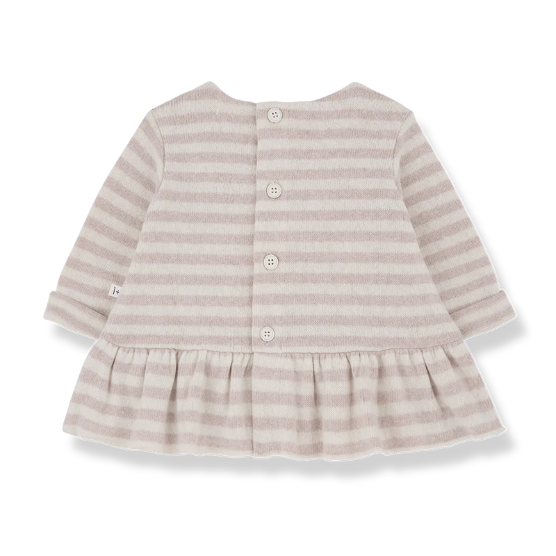 Claudette Blush Stripe Dress (NWT 12M)