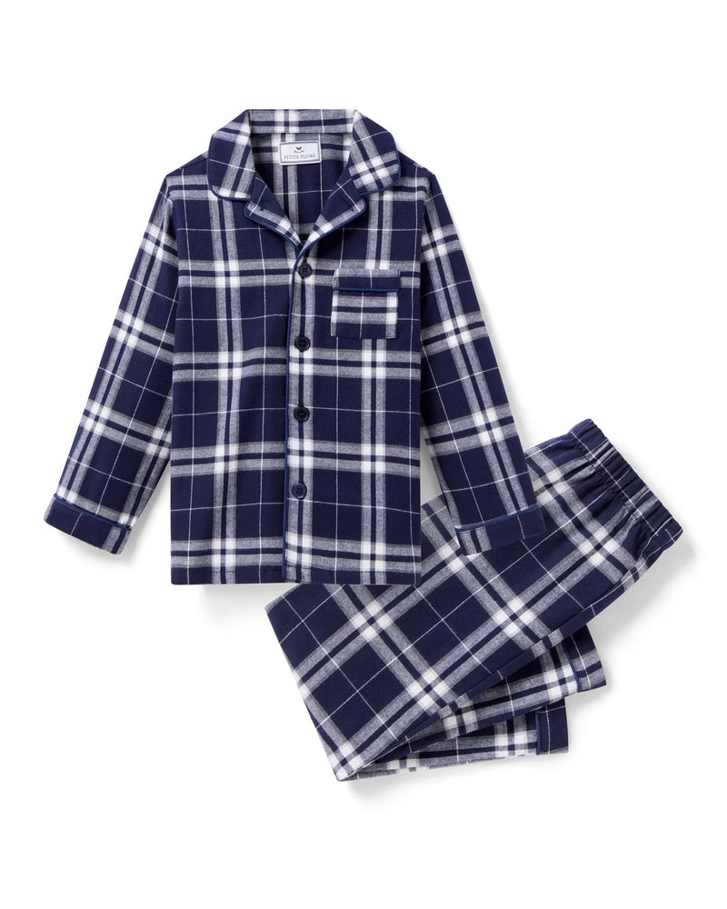 Kid's Twill Pajama Set's in Oxford Tartan (3T) NWT