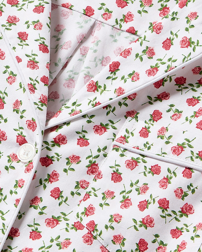 Kid's Twill Pajama Set in Petite Petals (NWT 12- 18M)