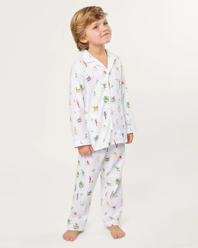 Kid's Twill Pajama Set in 12 Days of Christmas (Size 4T) NWT