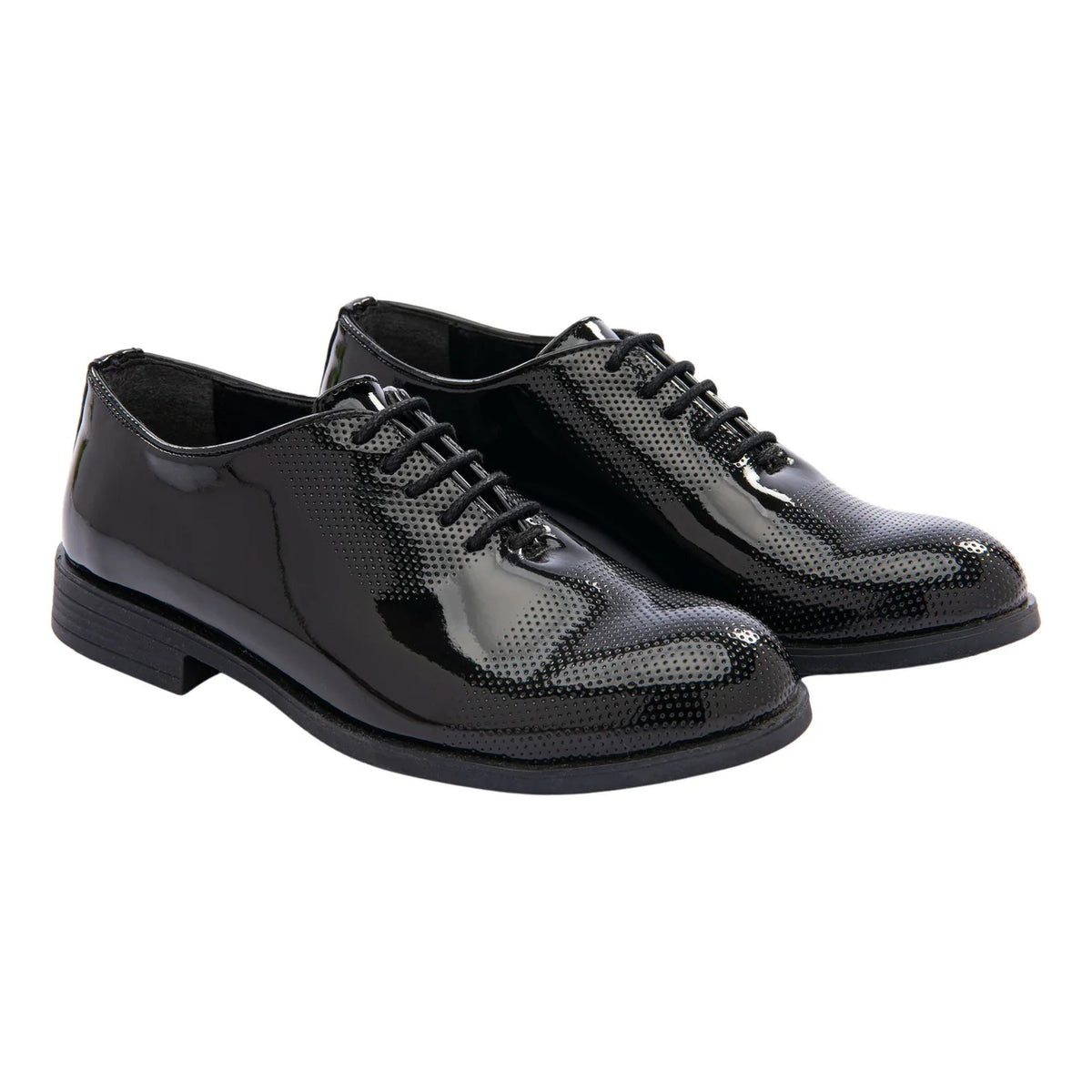 Patent Lace Dress Shoes (24 EU - 8 Toddler US) EUC