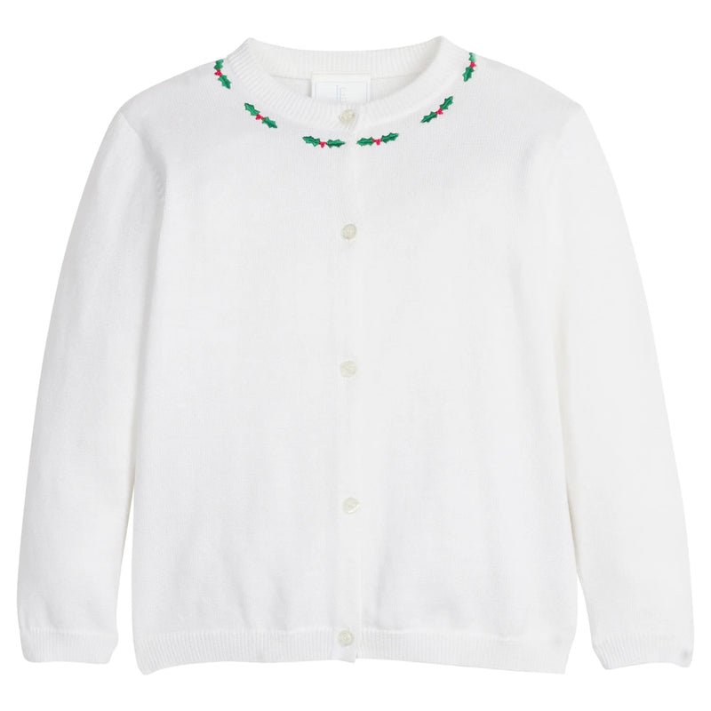 Embroidered Essential Cardigan - Holly (Size 18-24M) NWT
