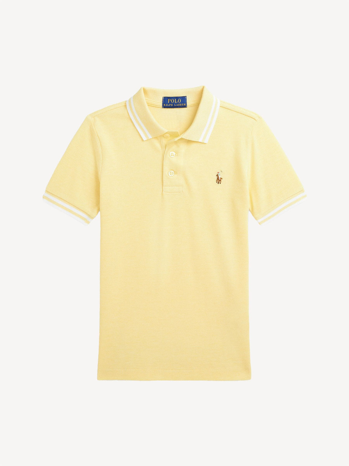 Polo Ralph Lauren Yellow Tipped Polo Shirt (NWT 3T)