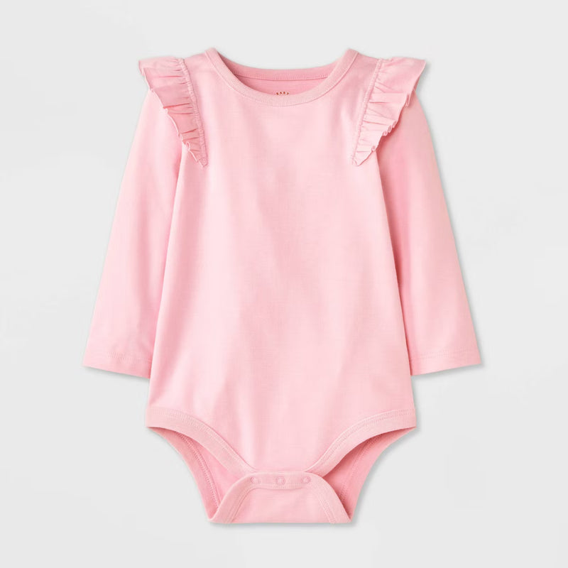 Baby Girls' Ruffle Bodysuit Pink (Size: 18M) NWT
