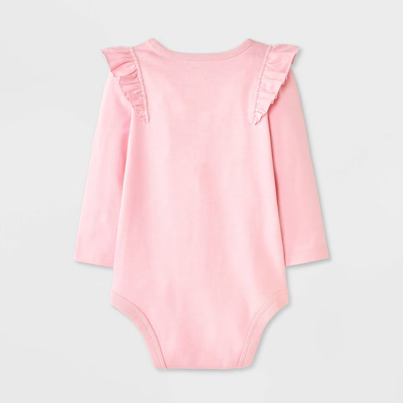 Baby Girls' Ruffle Bodysuit Pink (Size: 18M) NWT