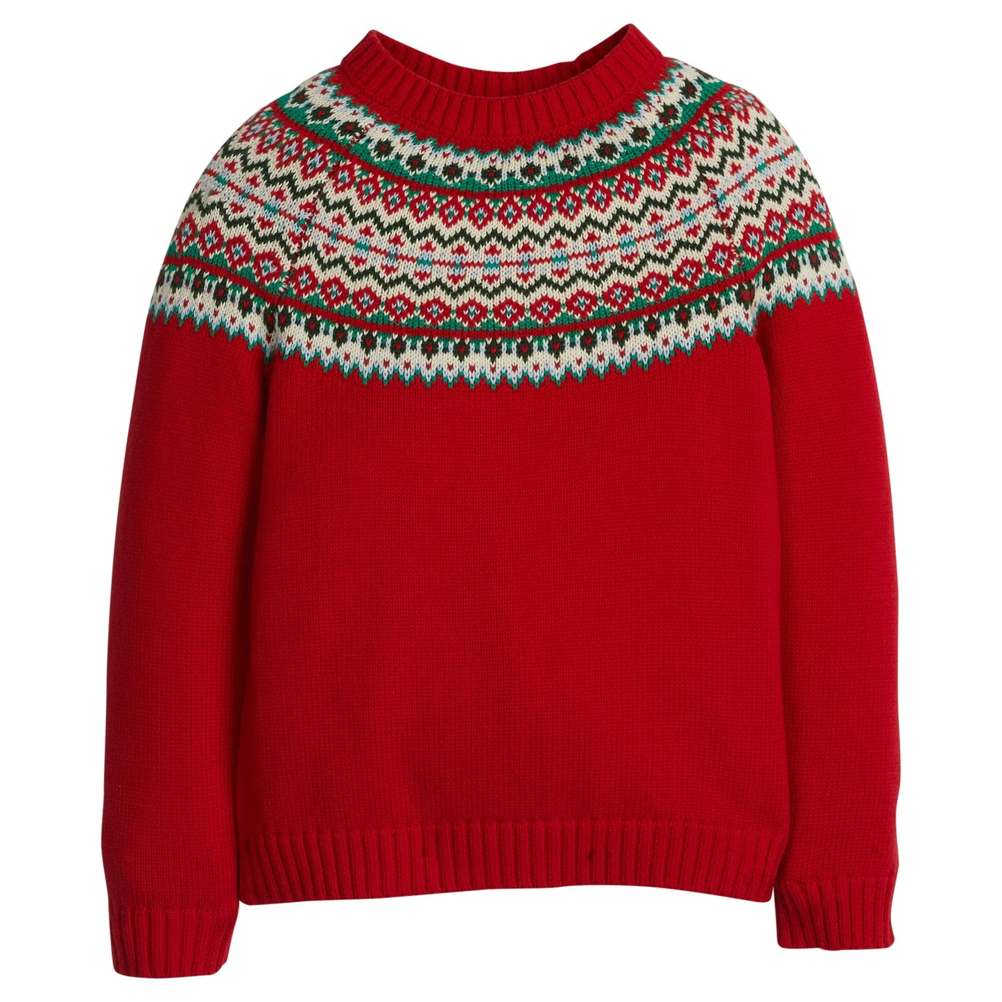 Red Fair Isle Sweater (Size 3T) NWT