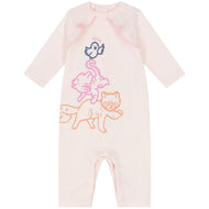 Baby Girls Pink Logo Romper (Size 18M) NWT