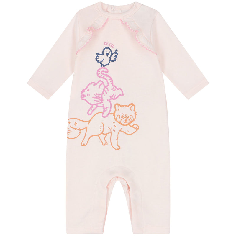 Baby Girls Pink Logo Romper (Size 18M) NWT