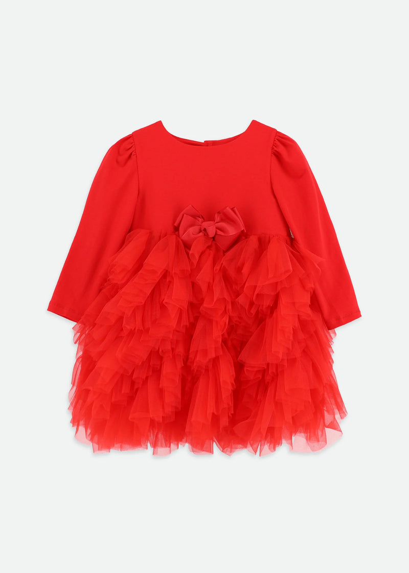 Mille Feuille Dress Red (6-12M) NWT