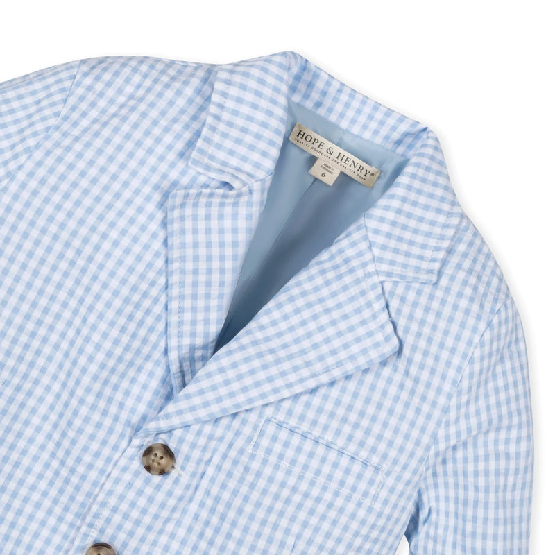 Organic Seersucker Suit Jacket (NWT 3T)