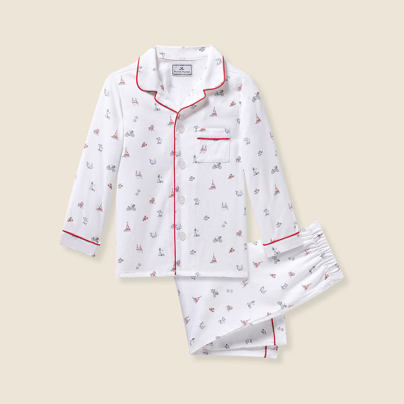 Kid's Twill Pajama Set's in Oxford Tartan (3T) NWT