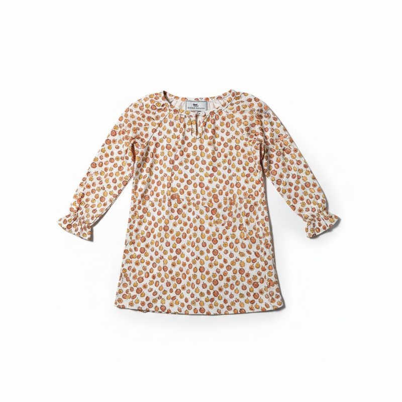Delphine Nightgown Pumpkin Patch (12-18M) EUC