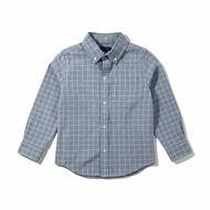 Plaid Linen-Cotton Shirt (3T) EUC