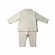 Baby Beau & Belle Milo Tan 3-Piece Suit (2-3T) NWOT