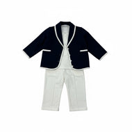 Baby Beau & Belle James 3-Piece Suit (2-3T) NWOT