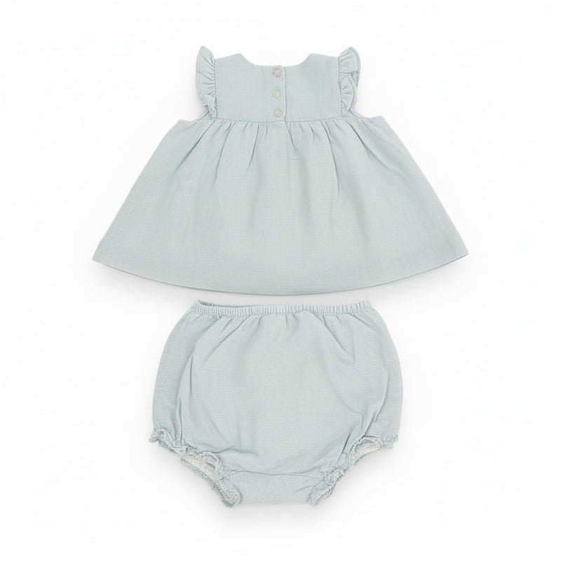 Baby Girl's Seersucker Matching Set (12-18M) EUC