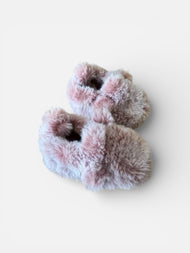 Carter's Soft Pink Baby Bear Booties ( Size 3-6M) EUC