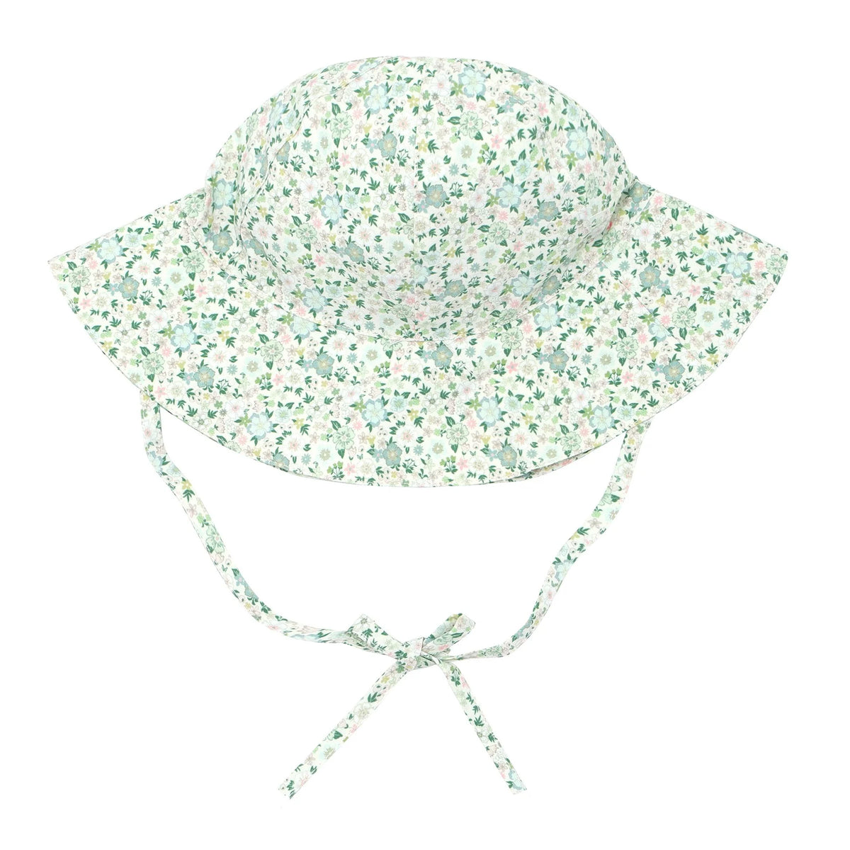 Baby slate floral sun hat (Size: 12-18M) NWOT