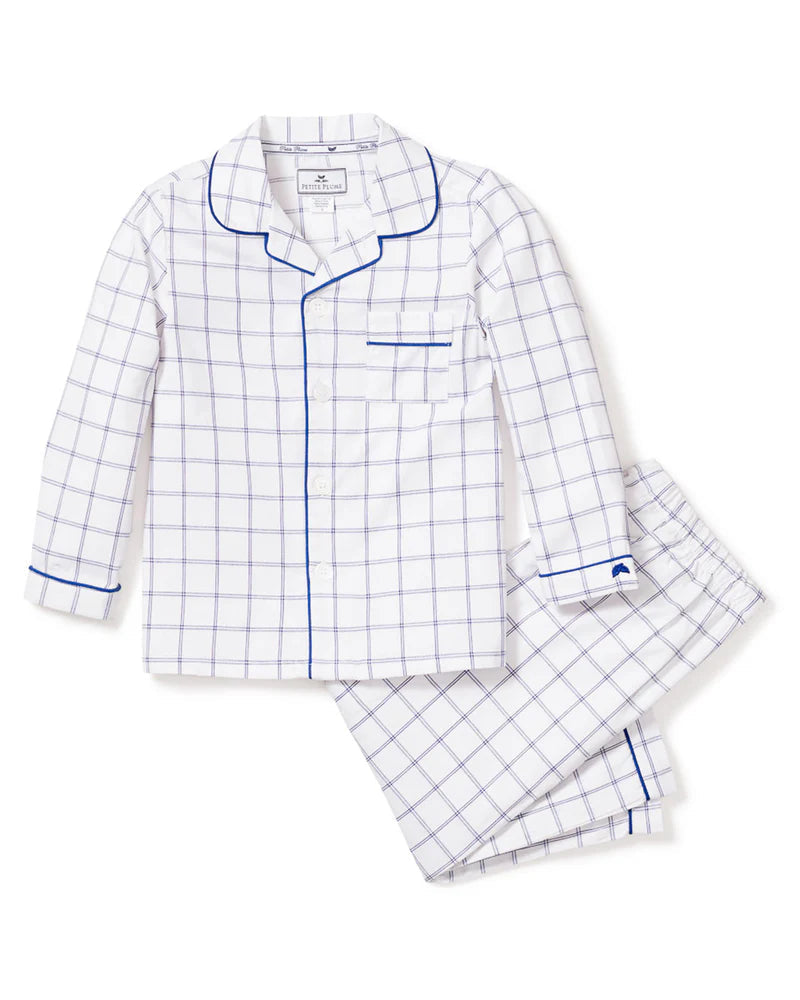 Kid's Twill Pajama Set's Gingham (2T) EUC