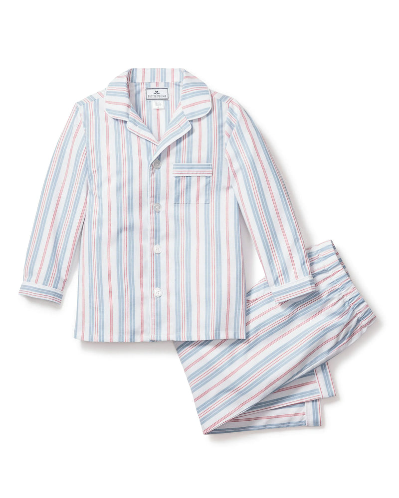 Kid's Twill Pajama Set's Gingham (2T) EUC