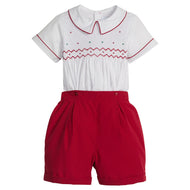 Smocked Theodore Short Set (Size 3T) EUC
