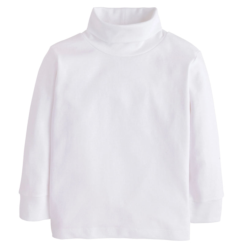 Solid Turtleneck - White and Navy (Size 3T) EUC