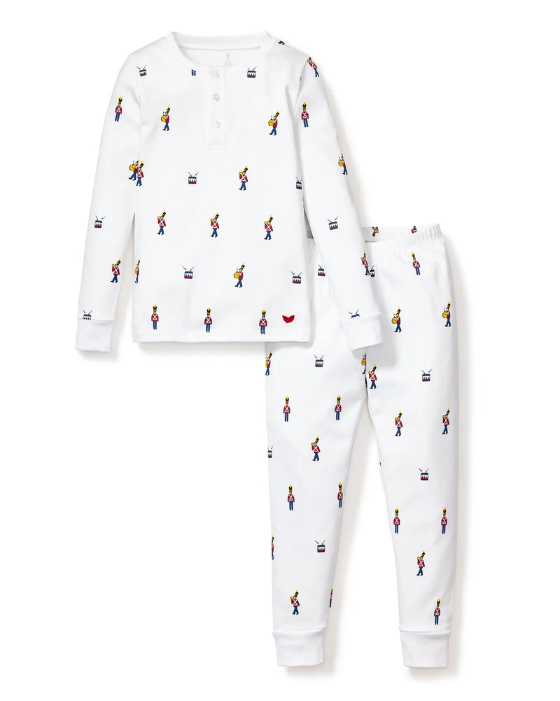 Kid's Pima Snug Fit Pajama Set in Toy Soldier (Size 4T) EUC