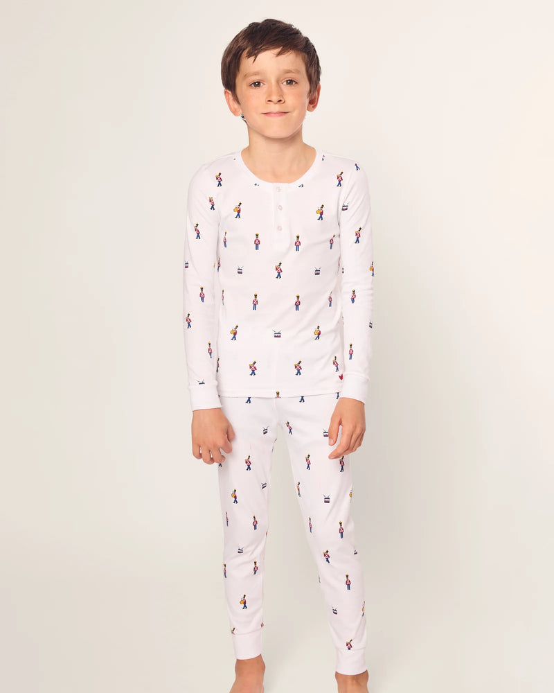 Kid's Pima Snug Fit Pajama Set in Toy Soldier (Size 4T) EUC