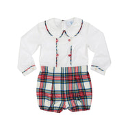 Long Sleeve Barrett Bubble in Townsend Tartan (Size 3T) NWOT