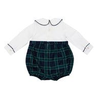 Long Sleeve Beau Bubble in Newbury Tartan (Size 3T) NWOT