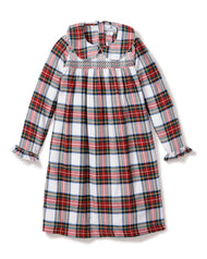 Girl's Brushed Twill Eloise Nightgown in Balmoral Tartan (Size 12-18M) EUC
