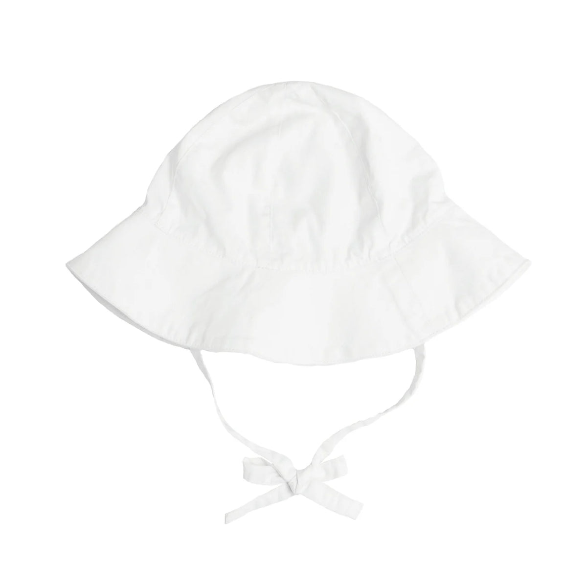 Baby White sun hat (Size: 6-12M) EUC