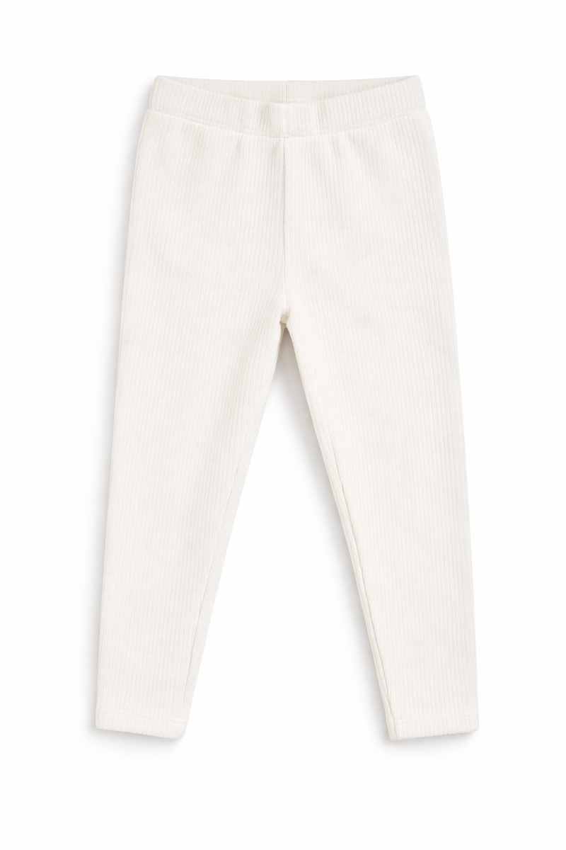 Janie and Jack Girls White Leggings (Size: 18-24M) EUC