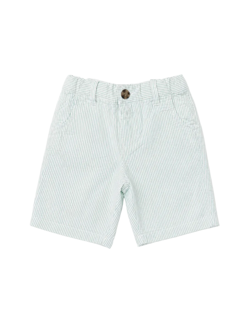 Organic Green Seersucker Suit Shorts (EUC 3T)