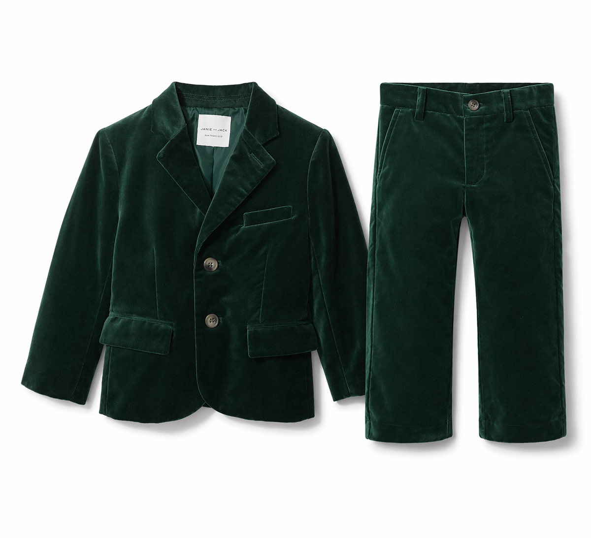 Janie and Jack Velvet Blazer & Pant (Size 3T) EUC