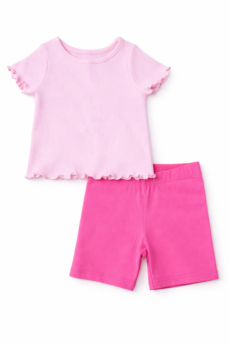 Girls' Bike Shirt & Shorts (Size: 18M) EUC