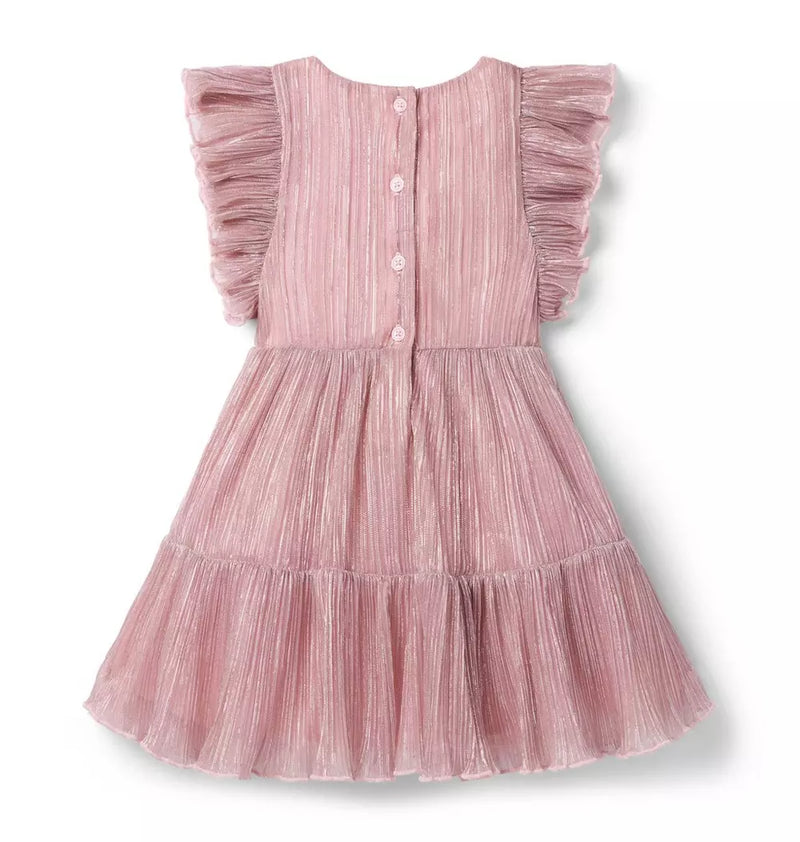 Janie And Jack The Pleated Shimmer Dress (NWT 18-24M)