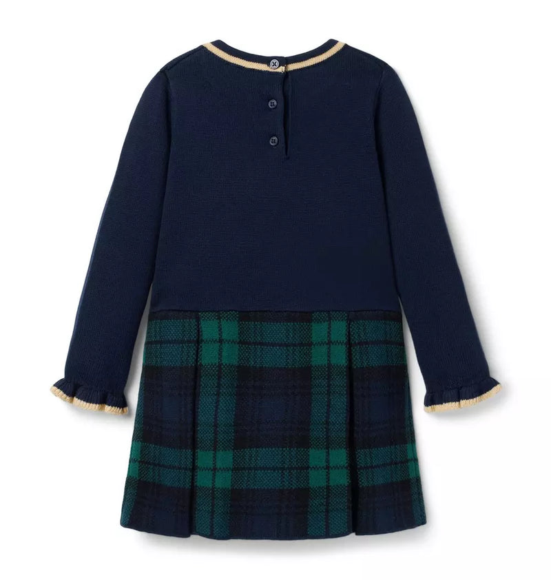 The Tartan Sweater Dress (Size 18-24M) NWOT
