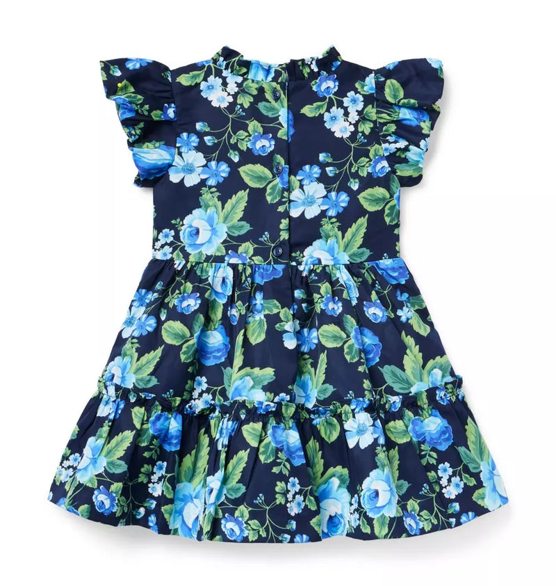 Floral Ruffle Dress (EUC 18-24M)